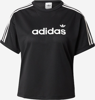 XS dydžio Marškinėliai iš ADIDAS ORIGINALS, spalva – juoda / balta, Prekių apžvalga