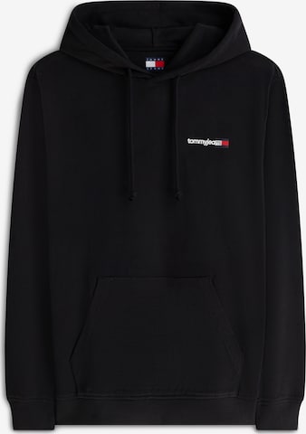 Tommy Jeans Sweatshirt 'ENTRY DNA' i svart: framsida