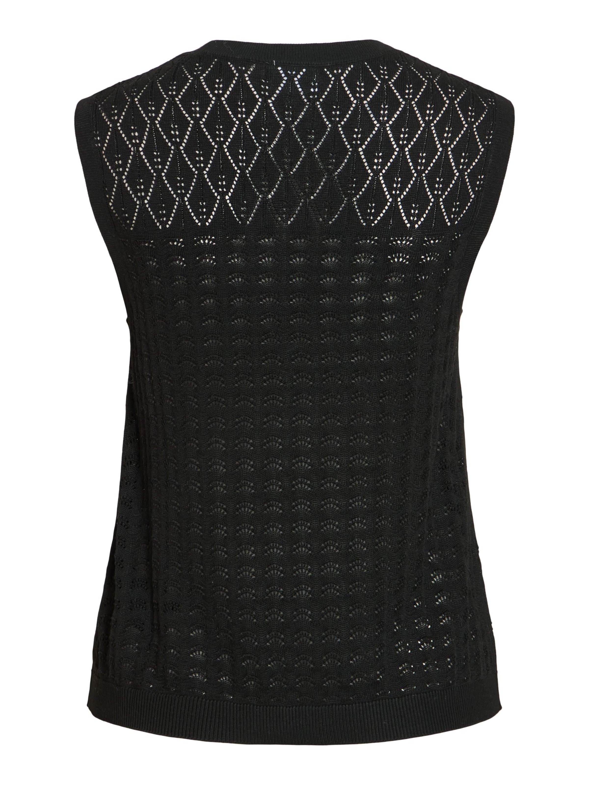 VILA Sweater 'VIMylie' in Black