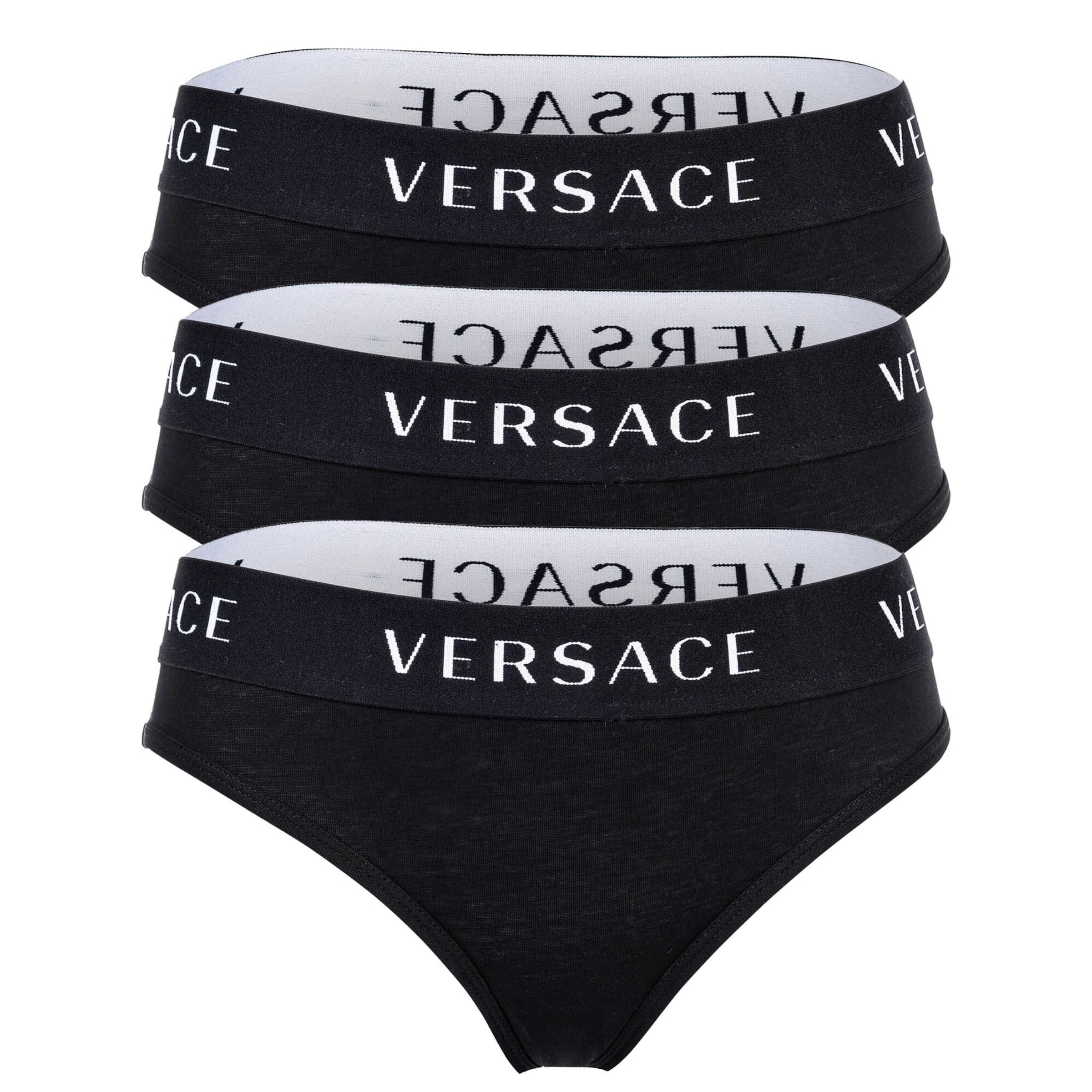 VERSACE Slip - fekete: elől