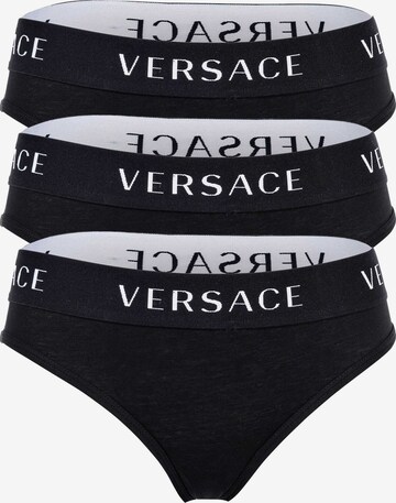 Slip di VERSACE in nero: frontale