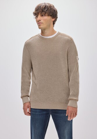 Street One MEN Sweater in Beige: front