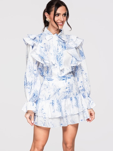 Ombre Rok in Blauw