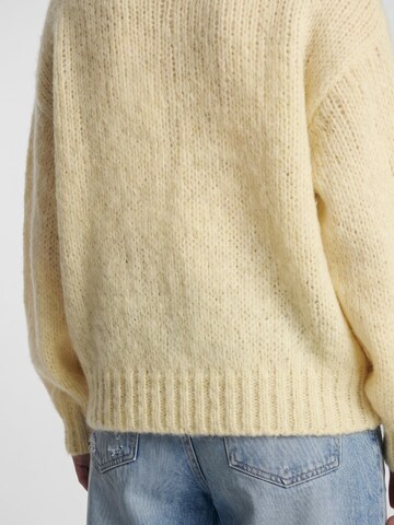 americandreams Oversized Sweater 'Leonnie' in Yellow