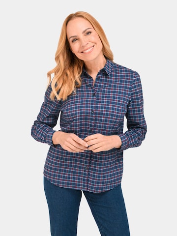 Goldner Blouse in Blauw: voorkant