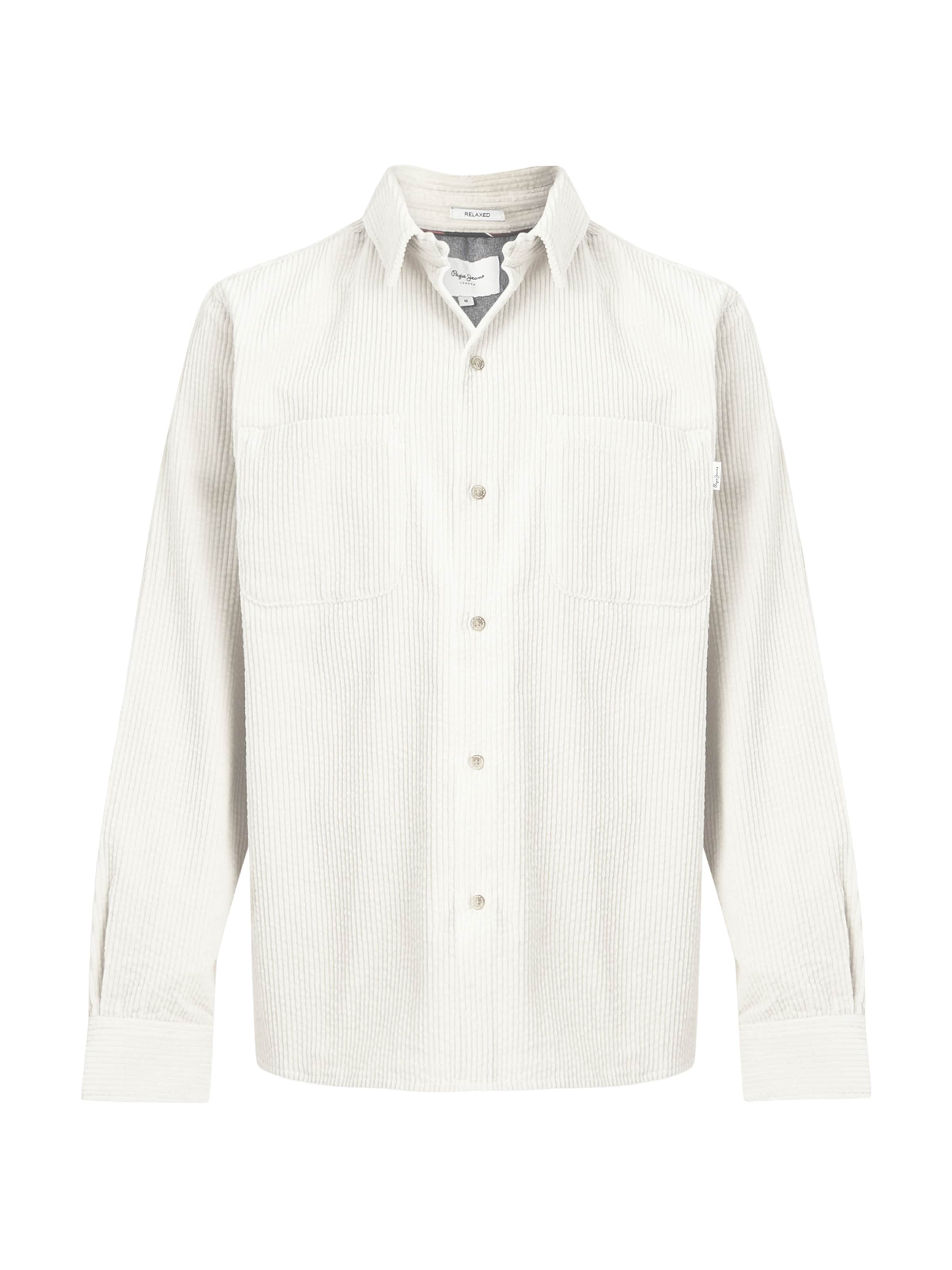 Pepe Jeans Regular fit Skjorta 'PALMER' i vit: framsida