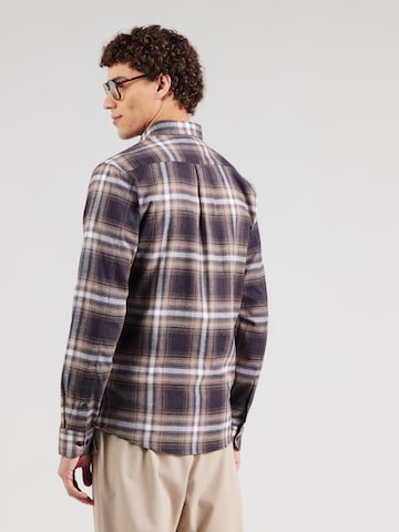 Lindbergh Regular fit Overhemd in Bruin