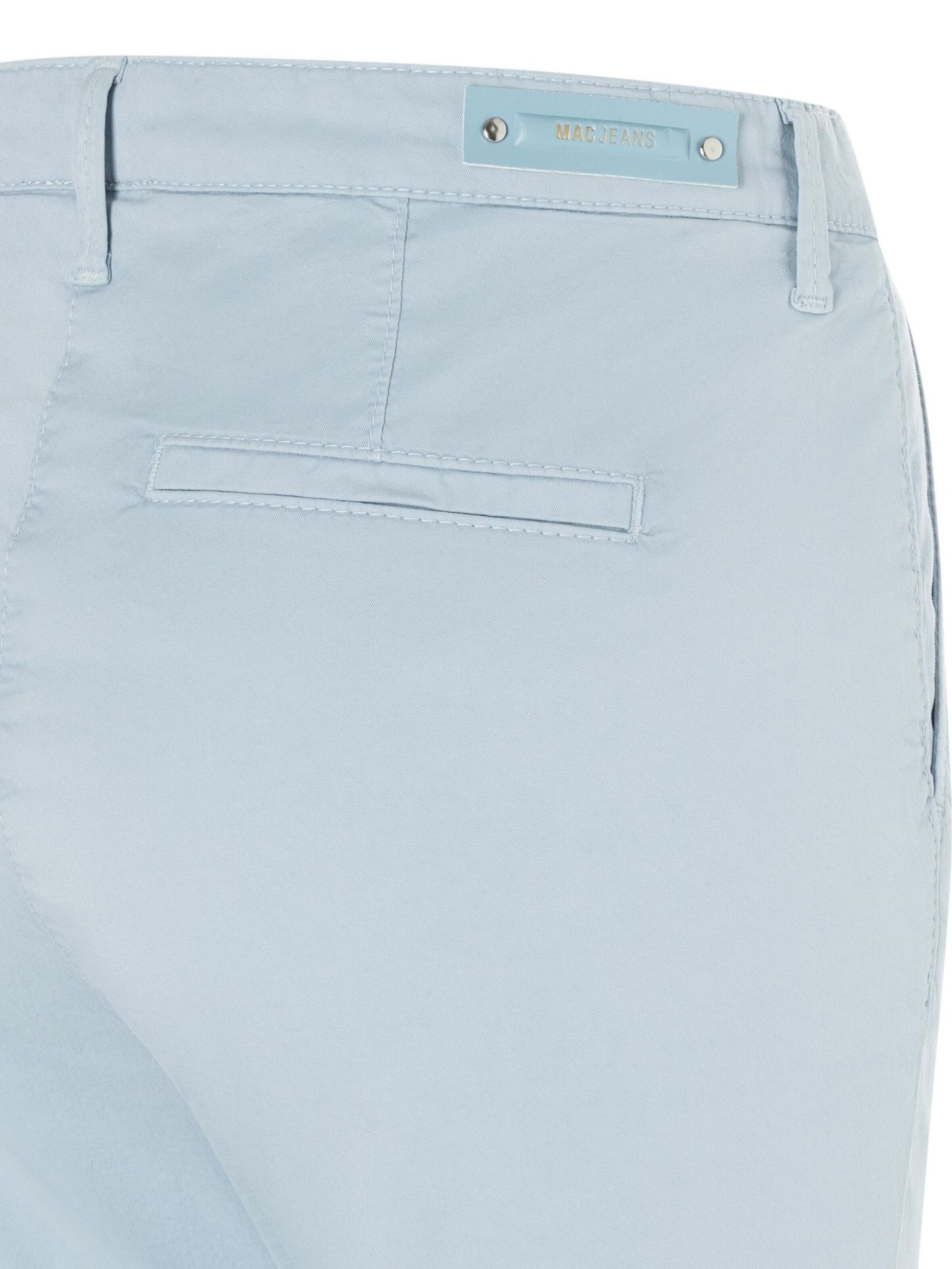 MAC Slim fit Chino Pants 'MAC CHINO ice blue PPT' in Blue