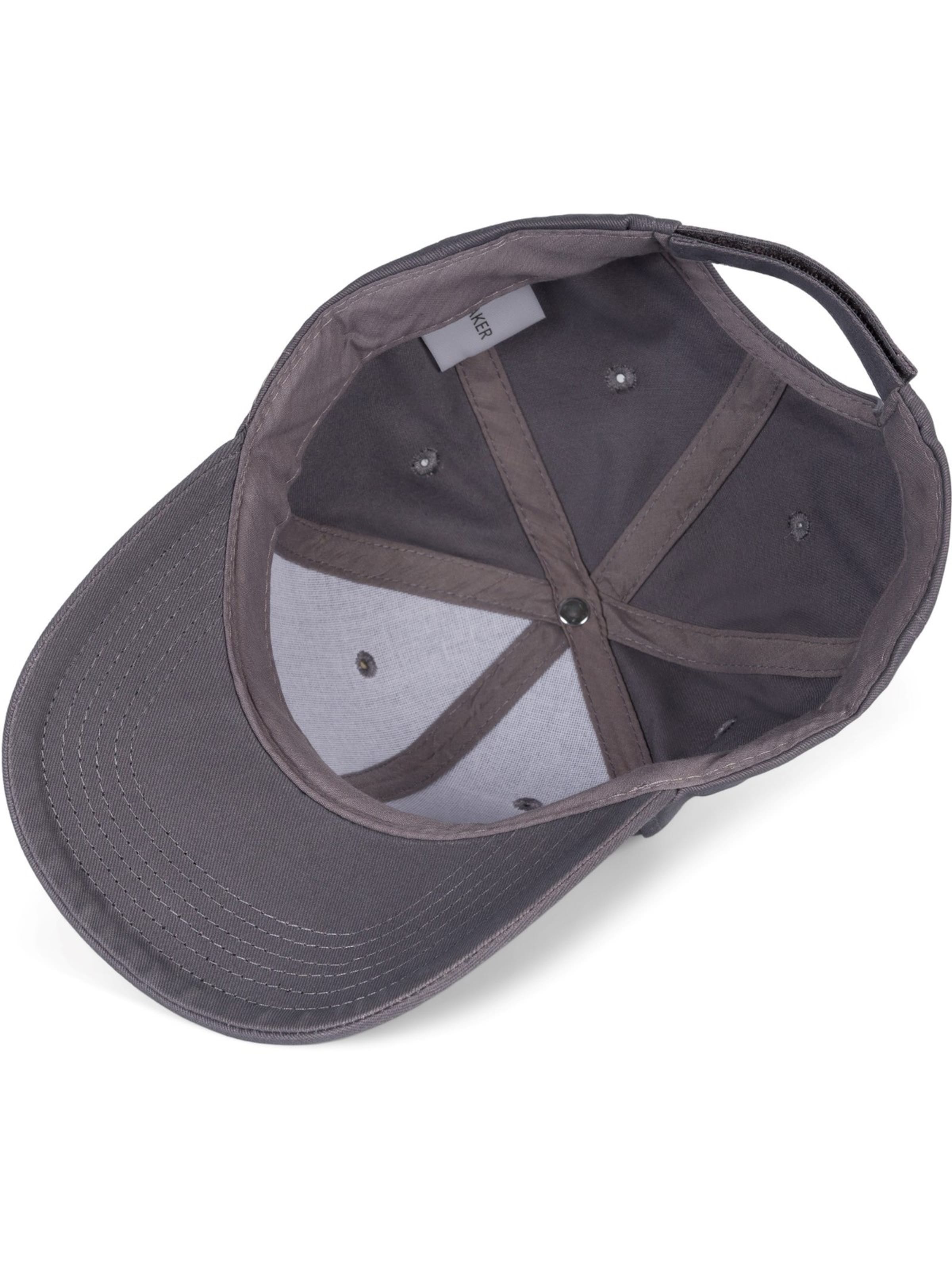 styleBREAKER Cap 'Baseball Cap Einfarbig'‌‌‌‌‌‌ in Grau