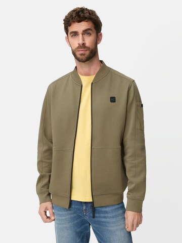 CAMEL ACTIVE Zip-Up Hoodie 'fleXXXactive' in Green: front