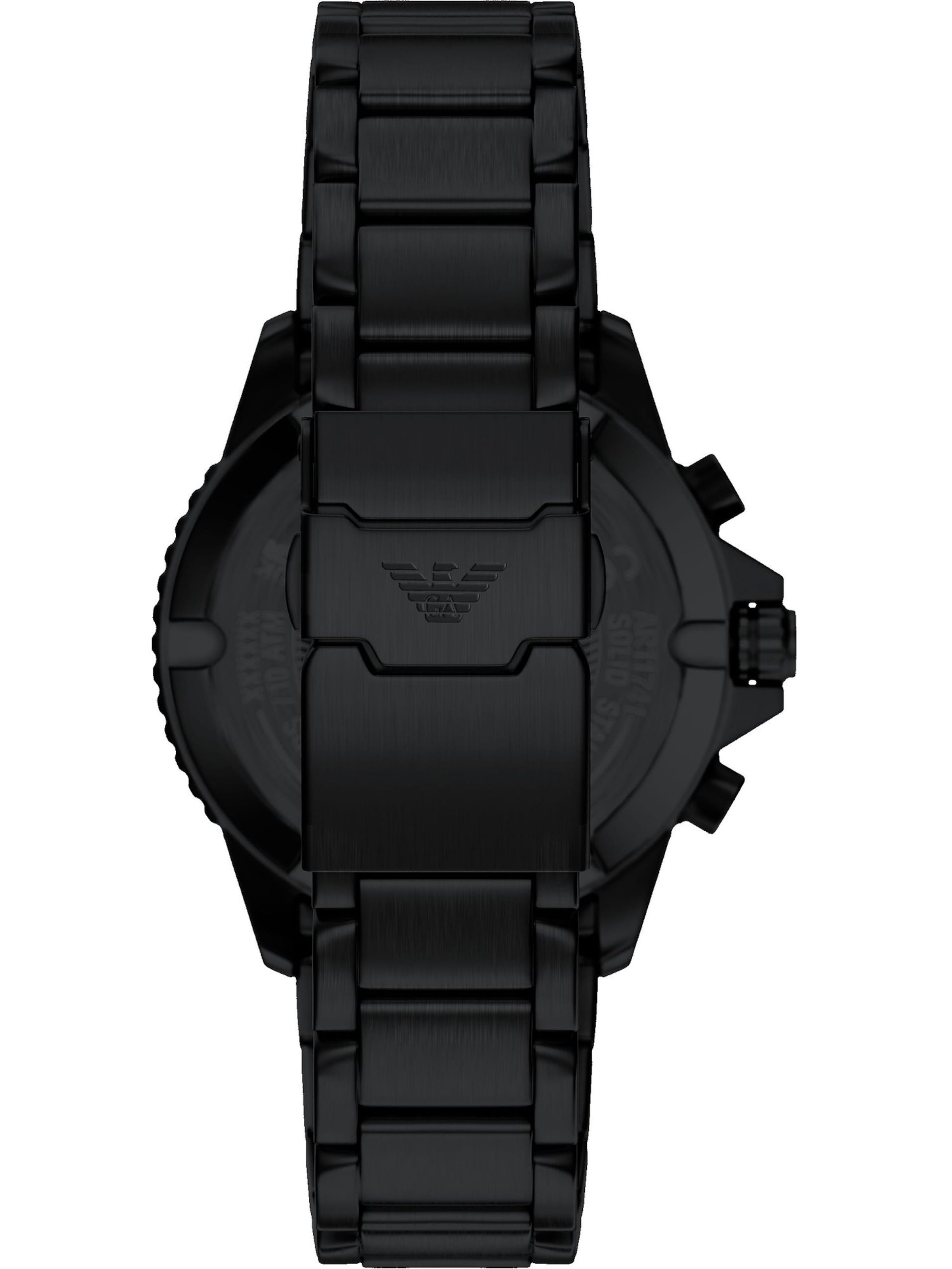 Emporio Armani Analoguhr in Schwarz