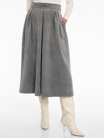 Jupe 'Adina' Ana Alcazar en gris : devant