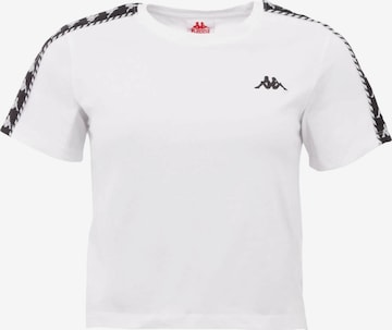 KAPPA Shirt 'Kappa Inula T-Shirt' in White: front