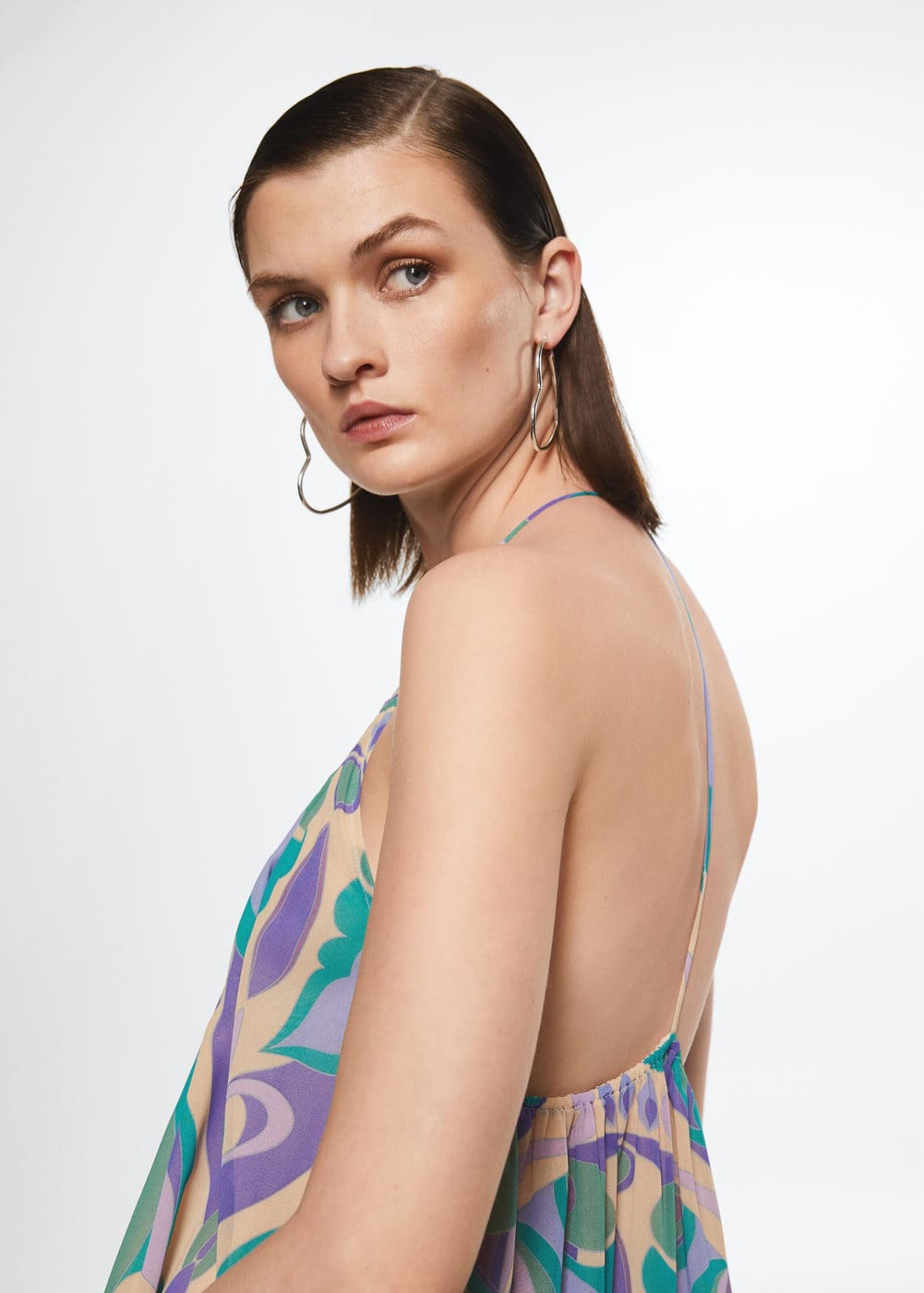 Frauen Kleider MANGO Sommerkleid 'Tera' in Grün - MU29328 Frauen Kleider MANGO Sommerkleid 'Tera' in Grün - MU29328