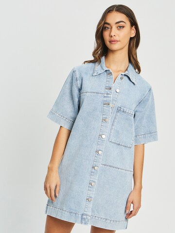 St MRLO Shirt Dress 'DENIM' in Blue: front