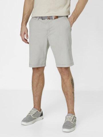 REDPOINT Regular Chino Pants in Grey: front