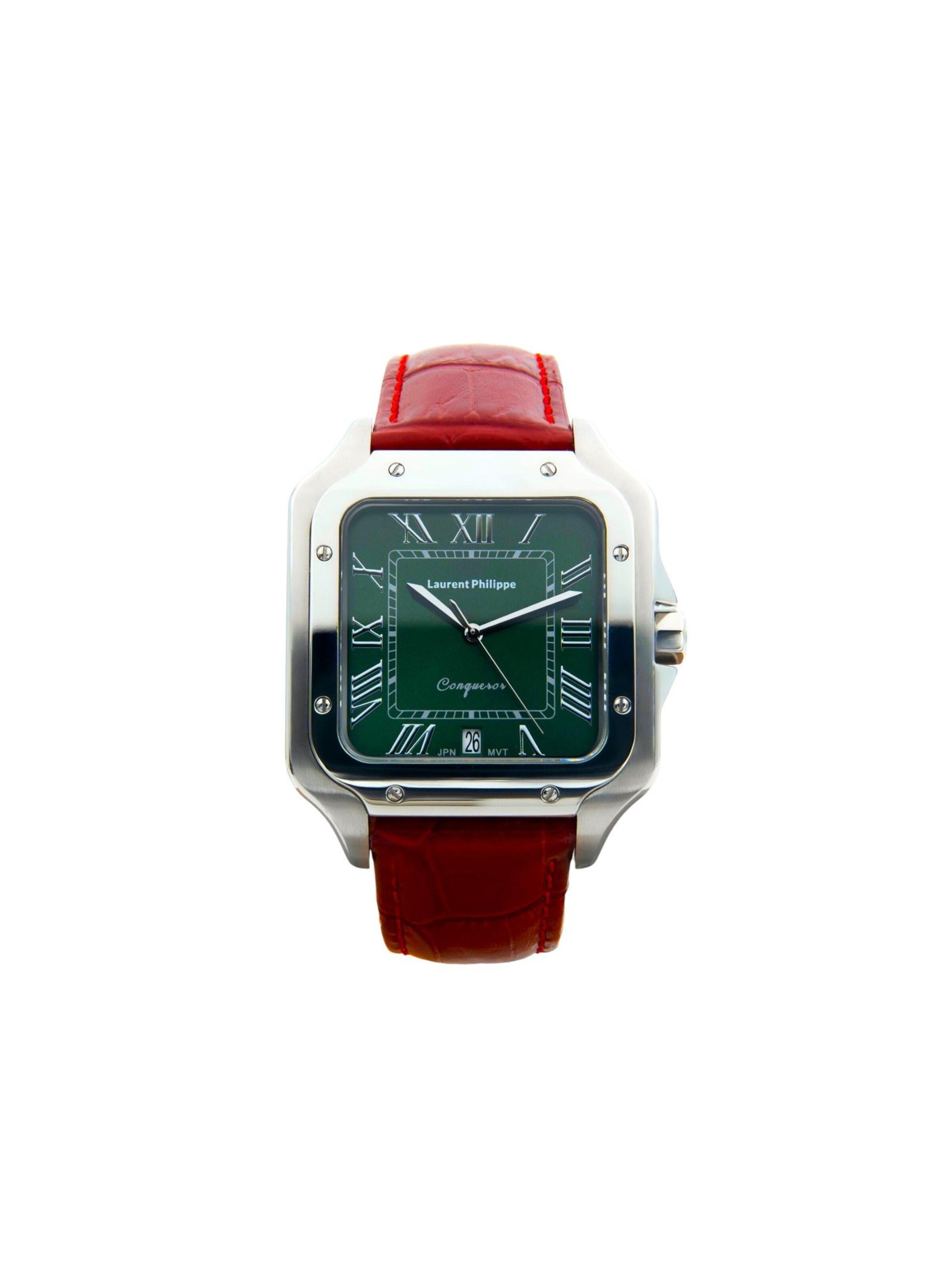 Laurent Philippe Analog Watch in Green: front