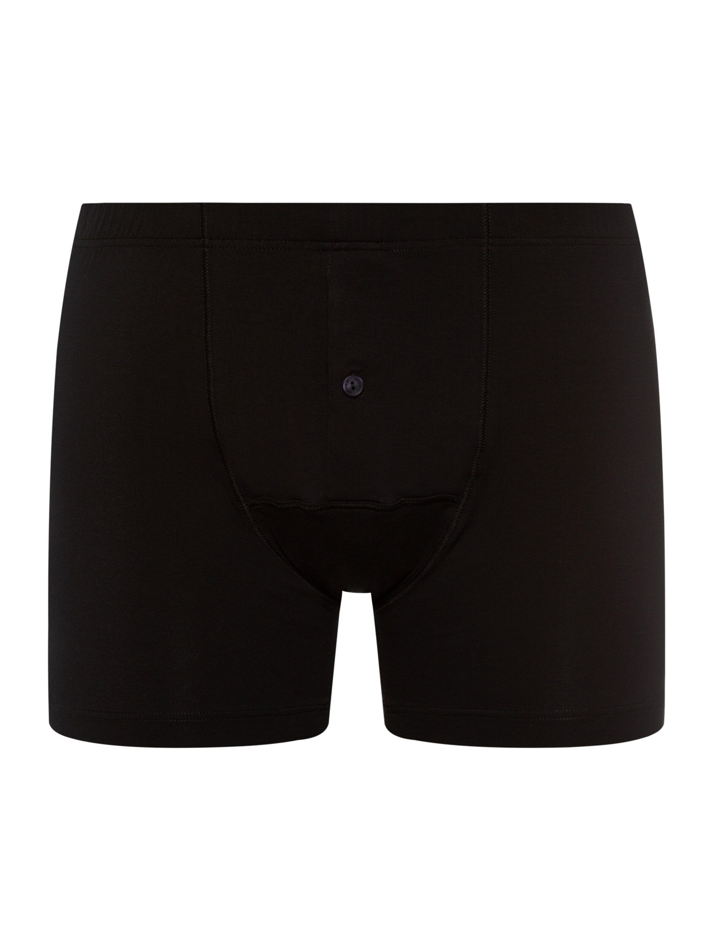 Boxers 'Cotton Sensation' Hanro en noir : devant