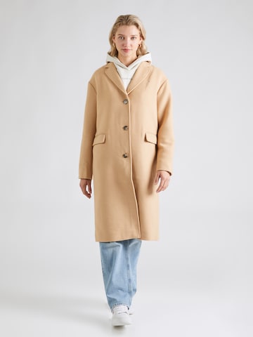 Manteau mi-saison Tommy Jeans en beige : devant