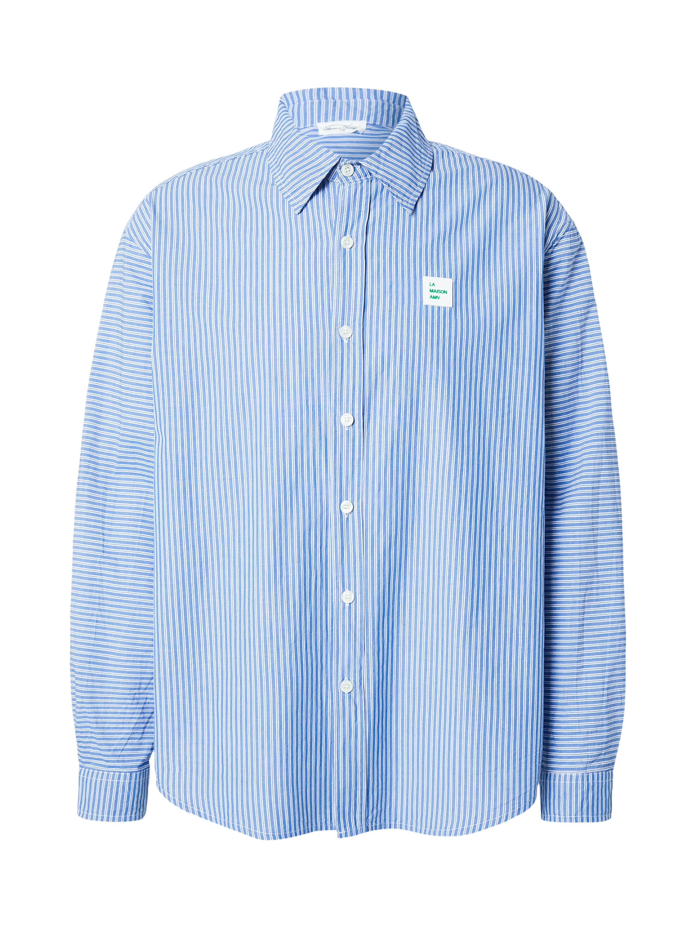 AMERICAN VINTAGE Comfort fit Ing 'ZATYBAY' - kék: elől