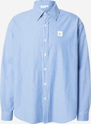 AMERICAN VINTAGE Comfort Fit Paita 'ZATYBAY' värissä sininen: etupuoli