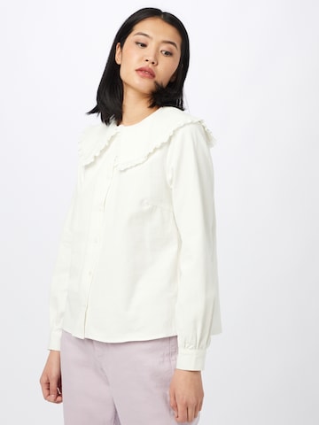minus Blouse 'Elvina' in White: front
