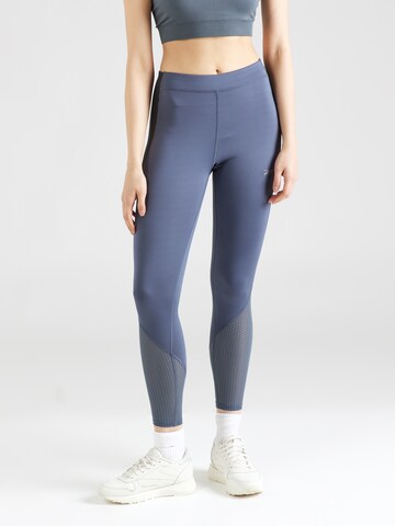 Skinny Pantalon de sport 'VECTOR' Reebok en bleu : devant