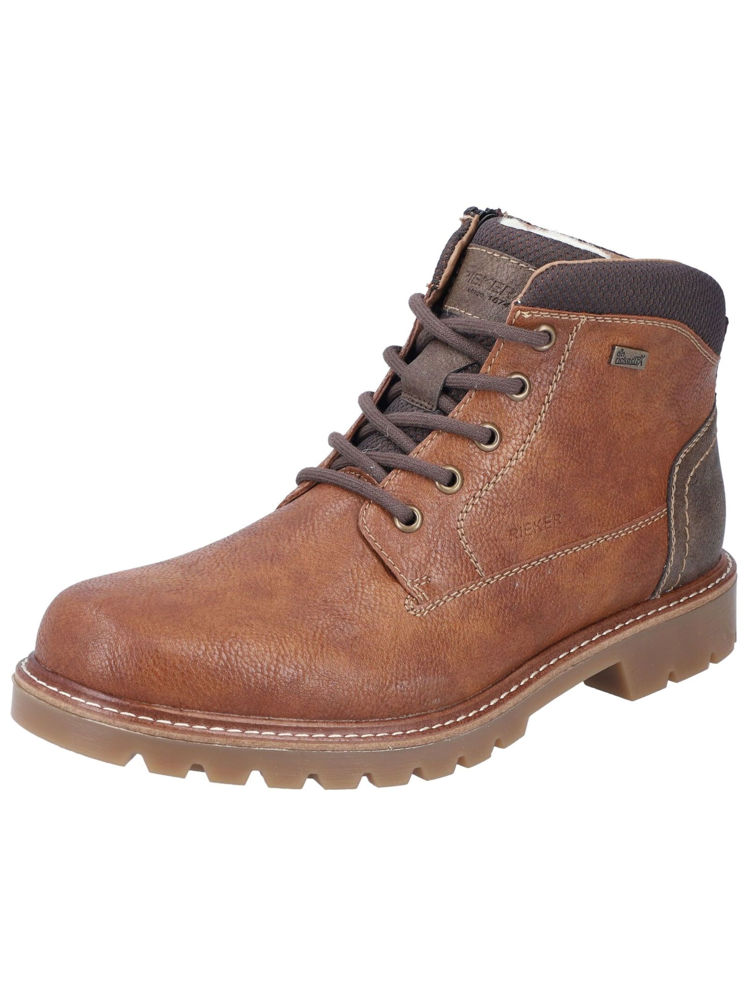 Rieker Lace-up boot in Brown: front