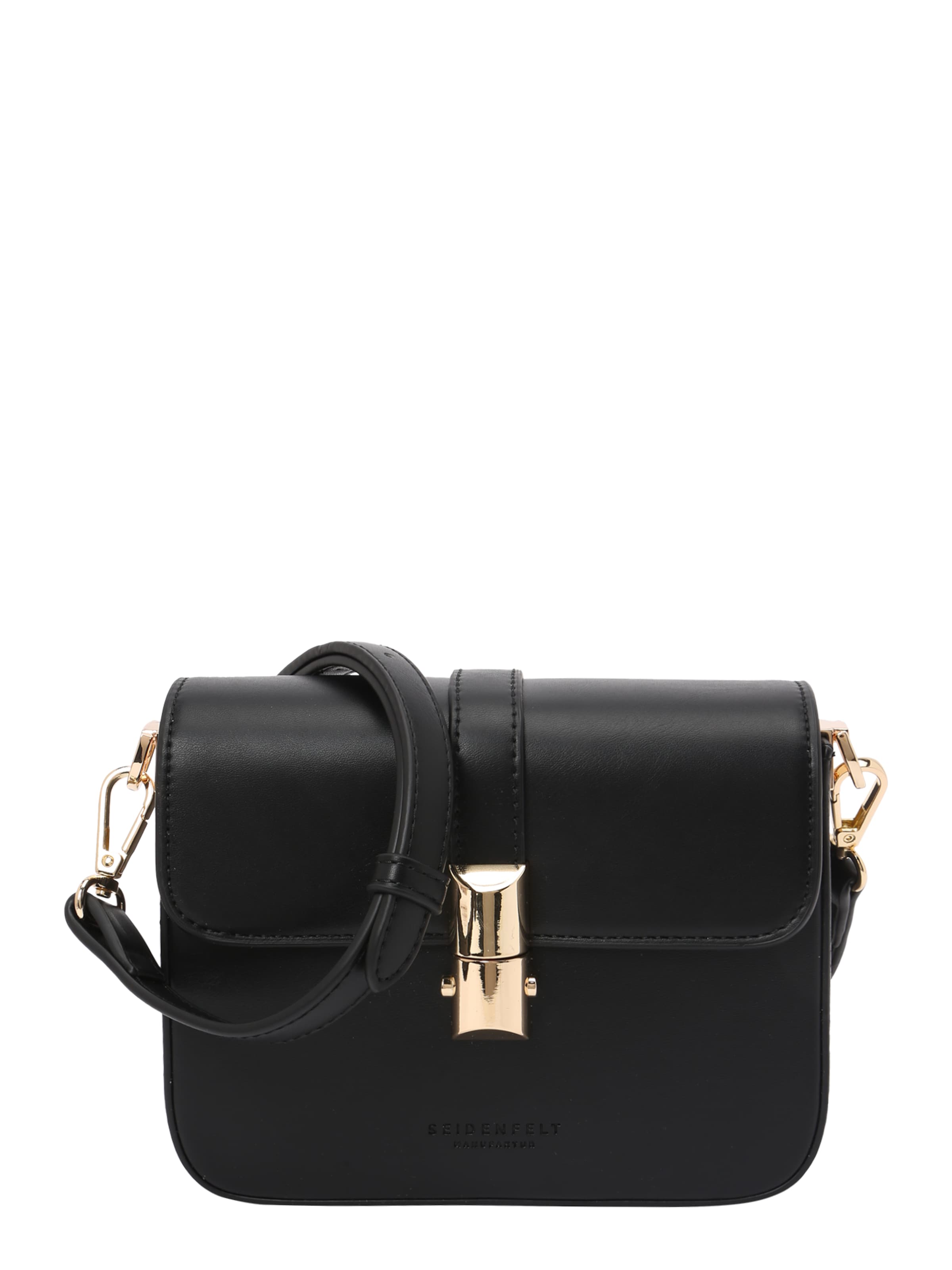 Seidenfelt Чанта с презрамки 'Lilla Ro' в черно: отпред