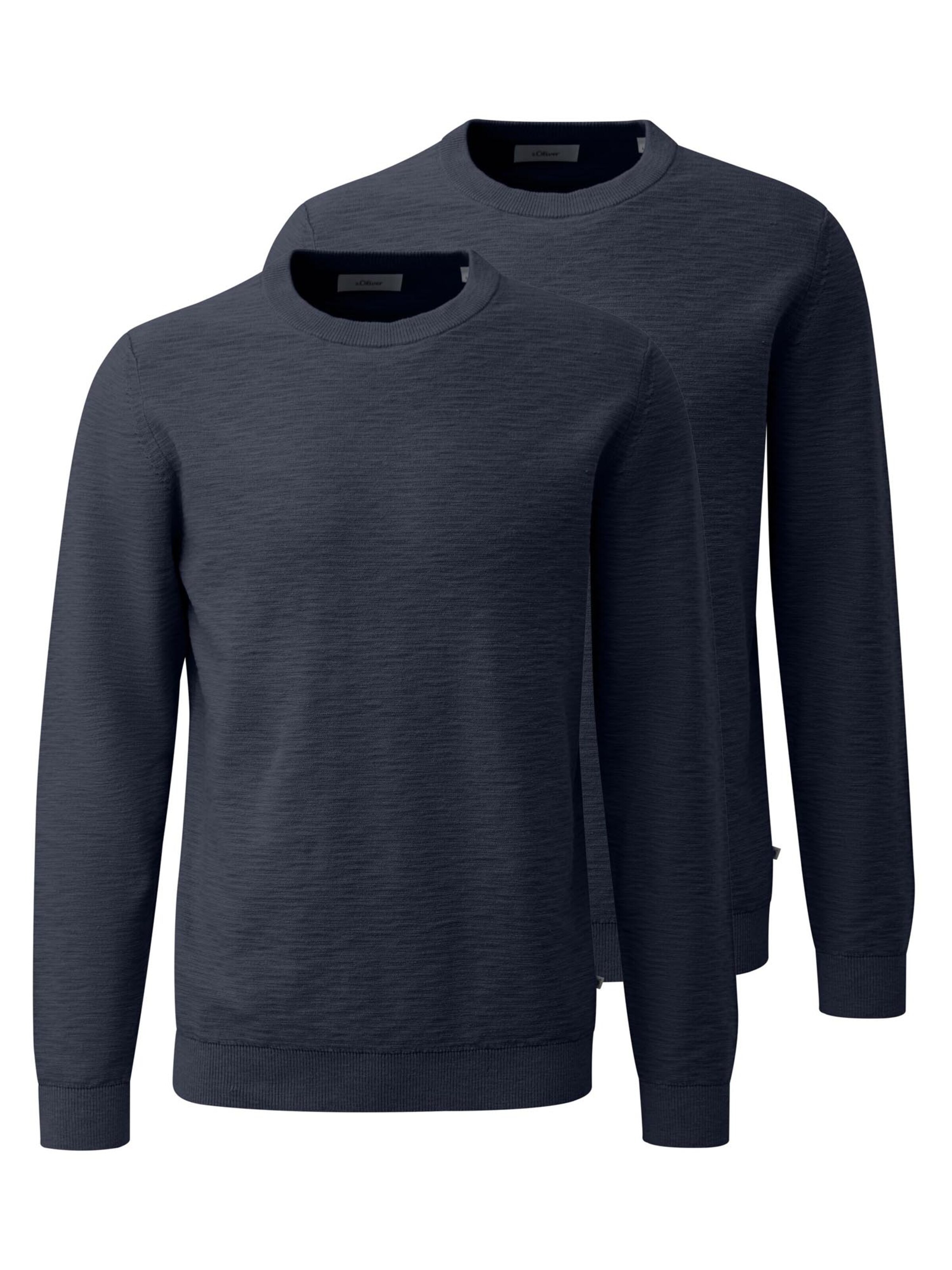 s.Oliver Sweatshirt 'Basic' in Blue: front