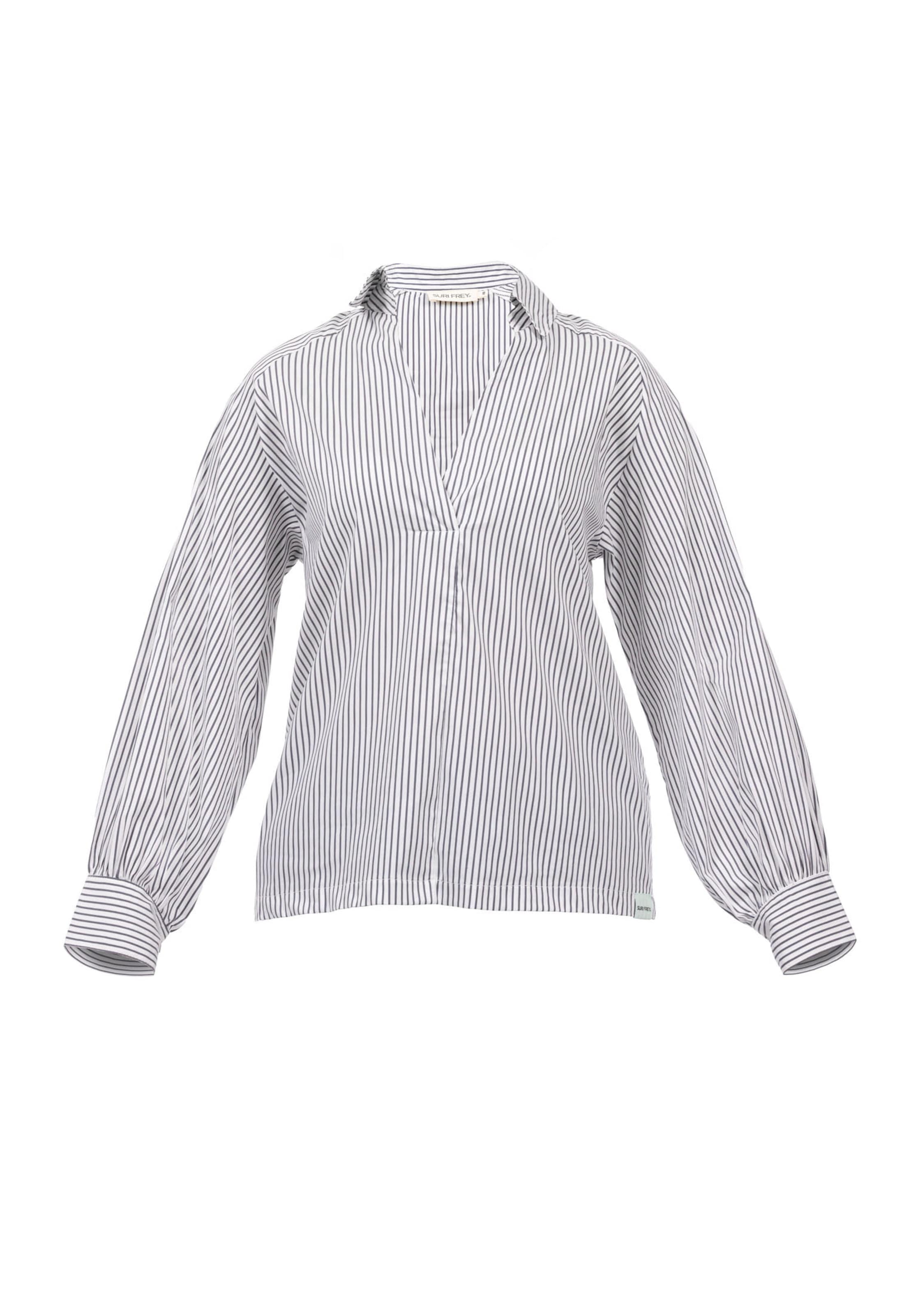 Suri Frey Bluse in Grau: Vorderseite