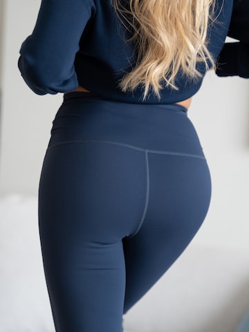 MYLAVIE by Sarah Harrison Bootcut Sporthose in Blau