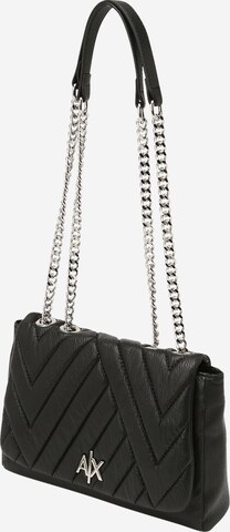 ARMANI EXCHANGE Skuldertaske i sort: forside