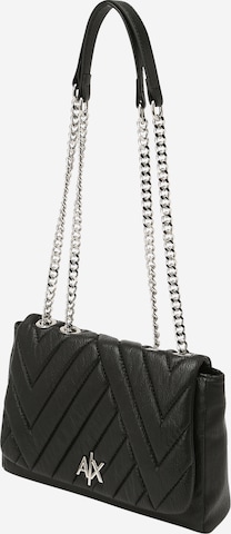 ARMANI EXCHANGE Crossbody Bag in Black: front