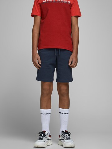 Jack & Jones Junior regular Παντελόνι σε μπλε: μπροστά