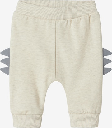 Effilé Pantalon 'NBMNIXEN' NAME IT en beige : devant