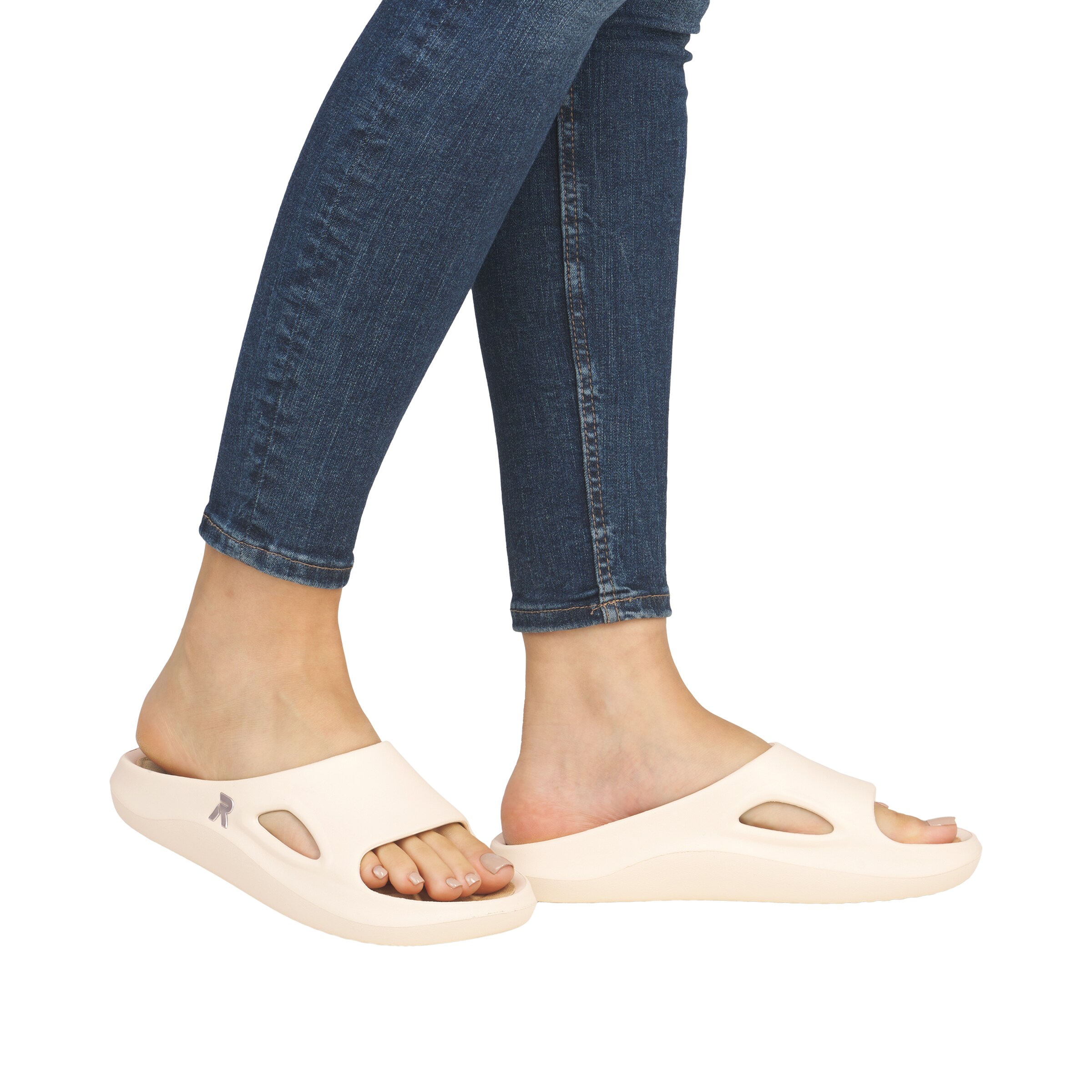 Rieker Sport Mules in Beige