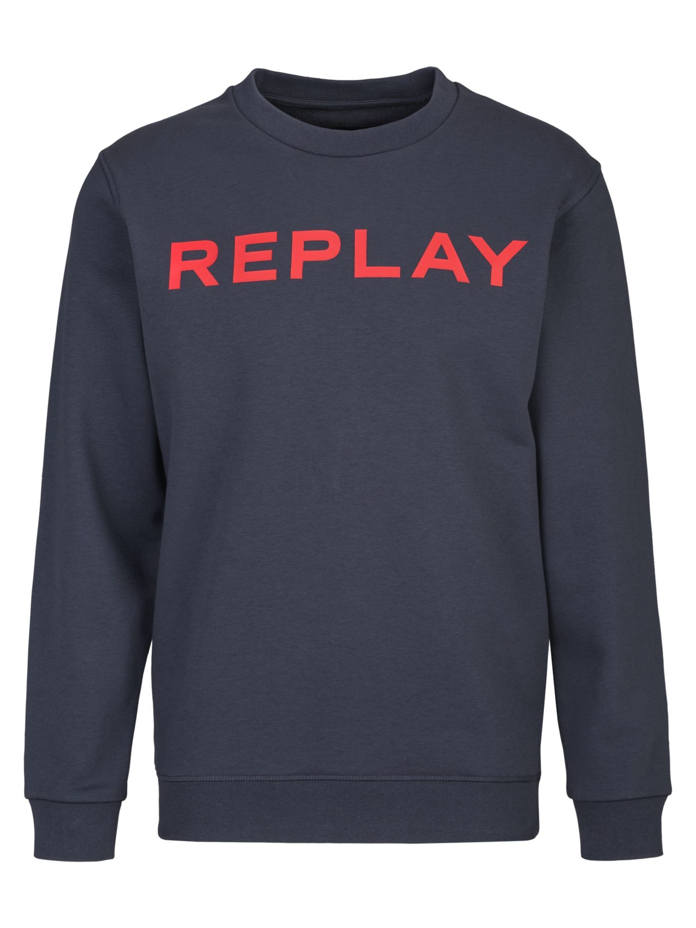 Sweat-shirt REPLAY en bleu : devant