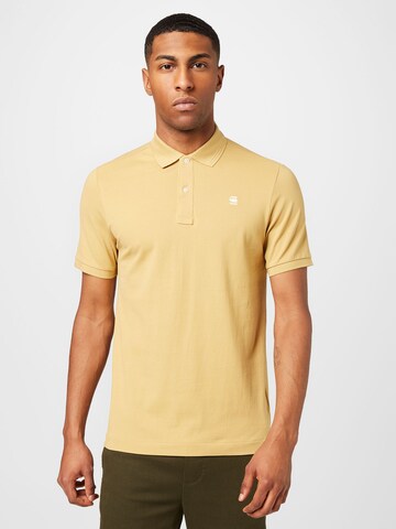 G-Star RAW - Camiseta 'Dunda' en amarillo: frente