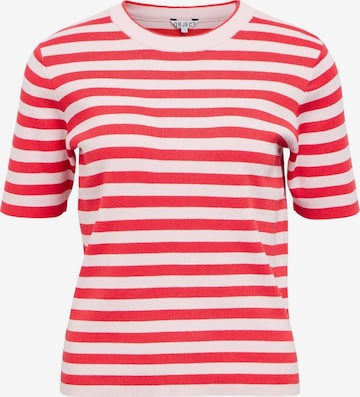 Pull-over 'OBJEster' OBJECT en rouge : devant