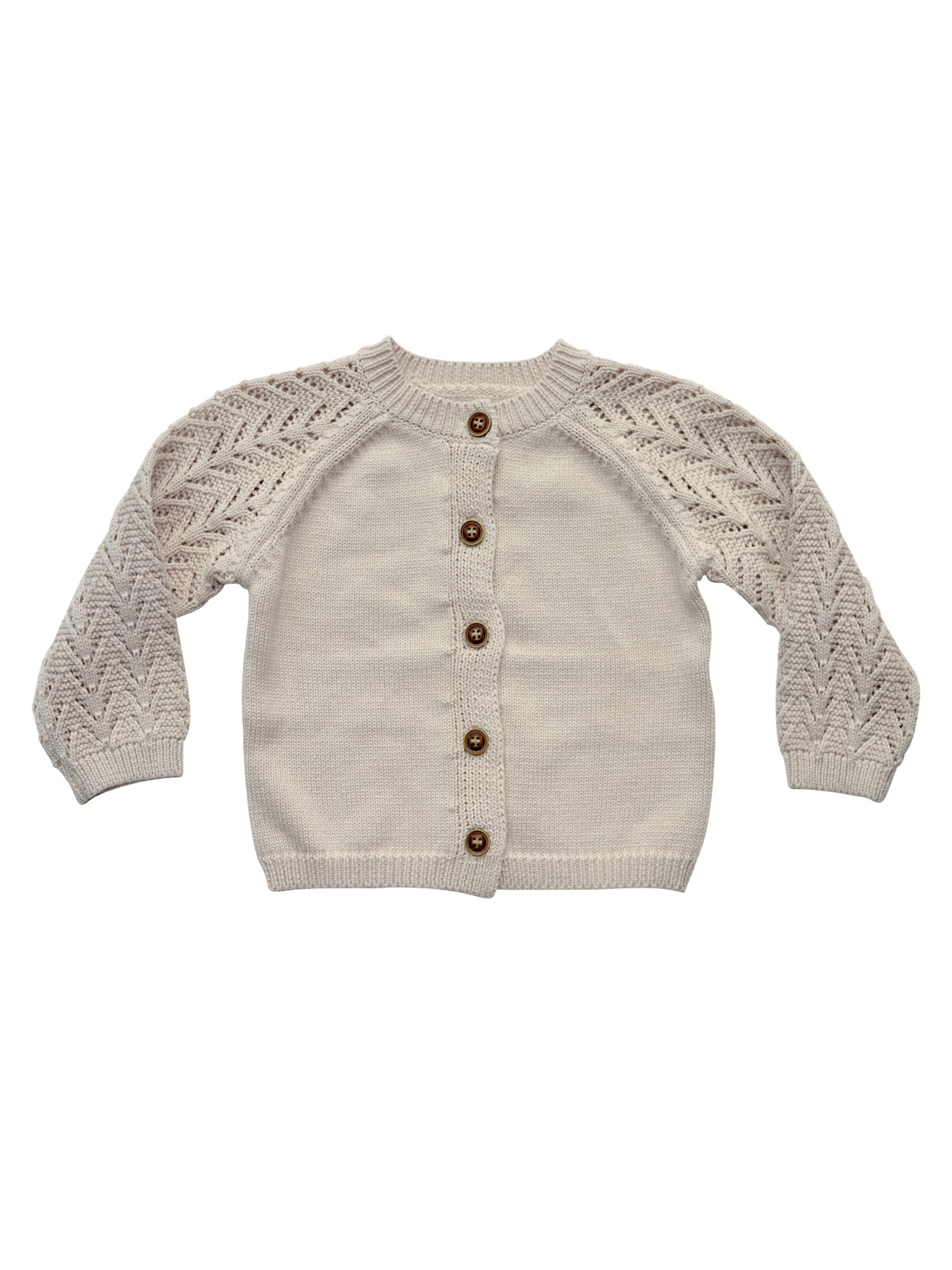 Mogo Strickjacke 'Pirin'‌‌‌‌‌‌‌ in Beige: Vorderseite
