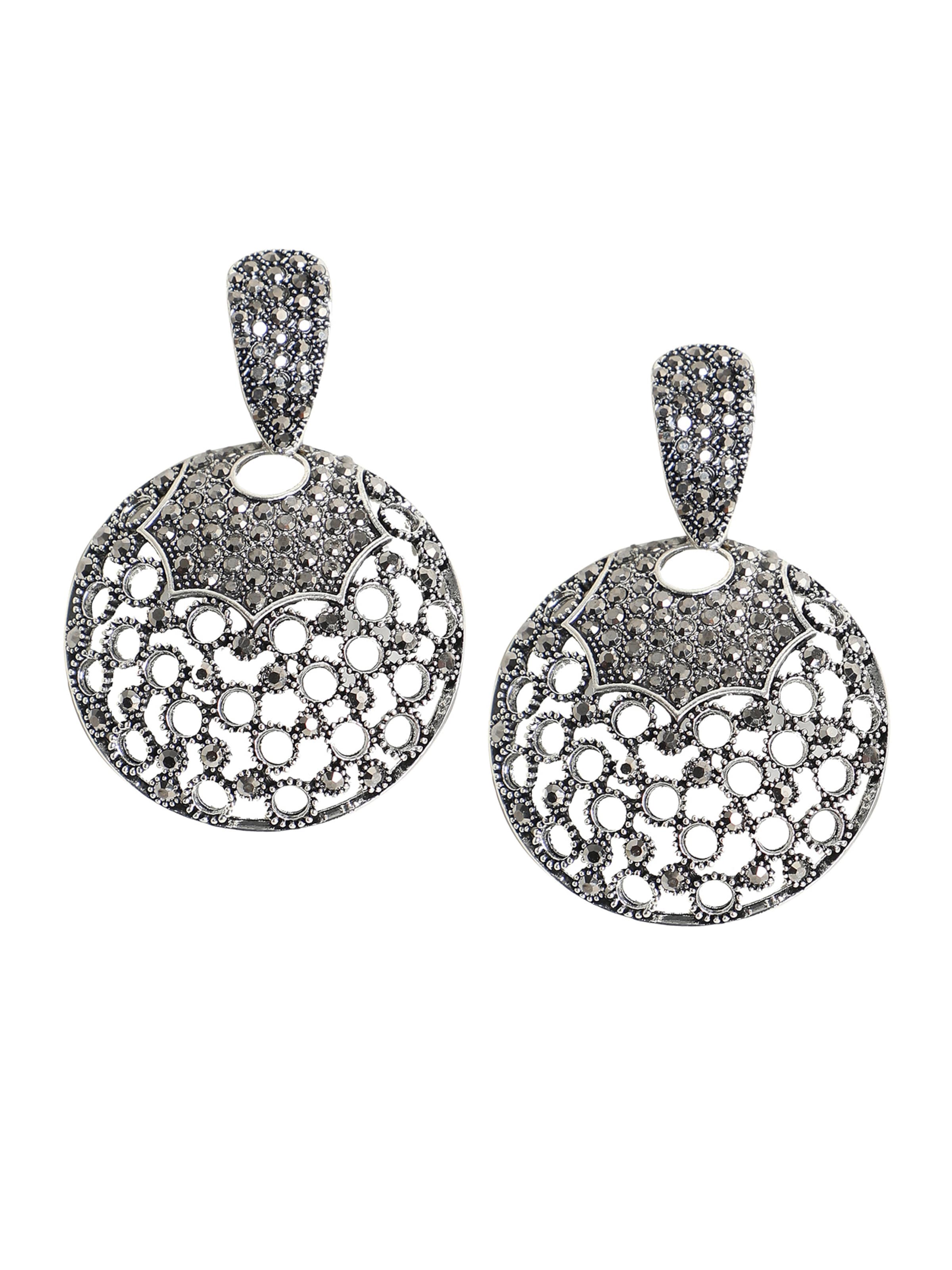 SOHI - Pendientes 'Kaley' en plata: frente