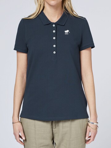 Polo Sylt Polo ' mit langer Knopfleiste ' in Blau