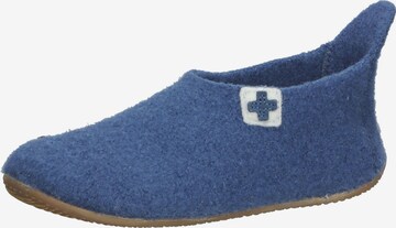 Living Kitzbühel Slippers in Blue: front