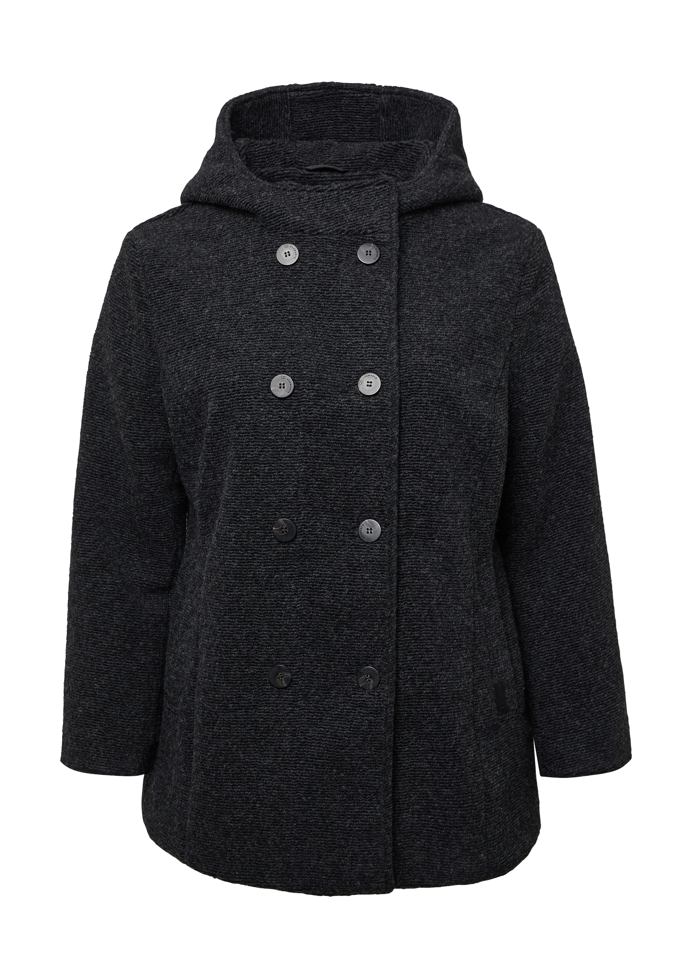 QS Tussenjas in Zwart: voorkant