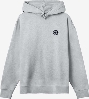 Pull-over 'Soccer' F4NT4STIC en gris : devant