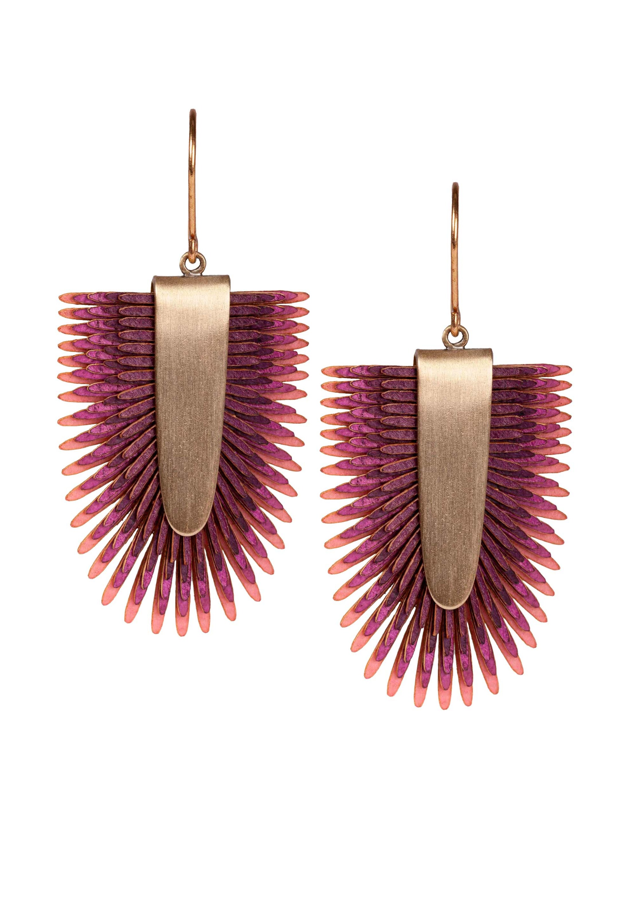 Gretchen Earrings 'Pam Pem Earring L' in Red: front