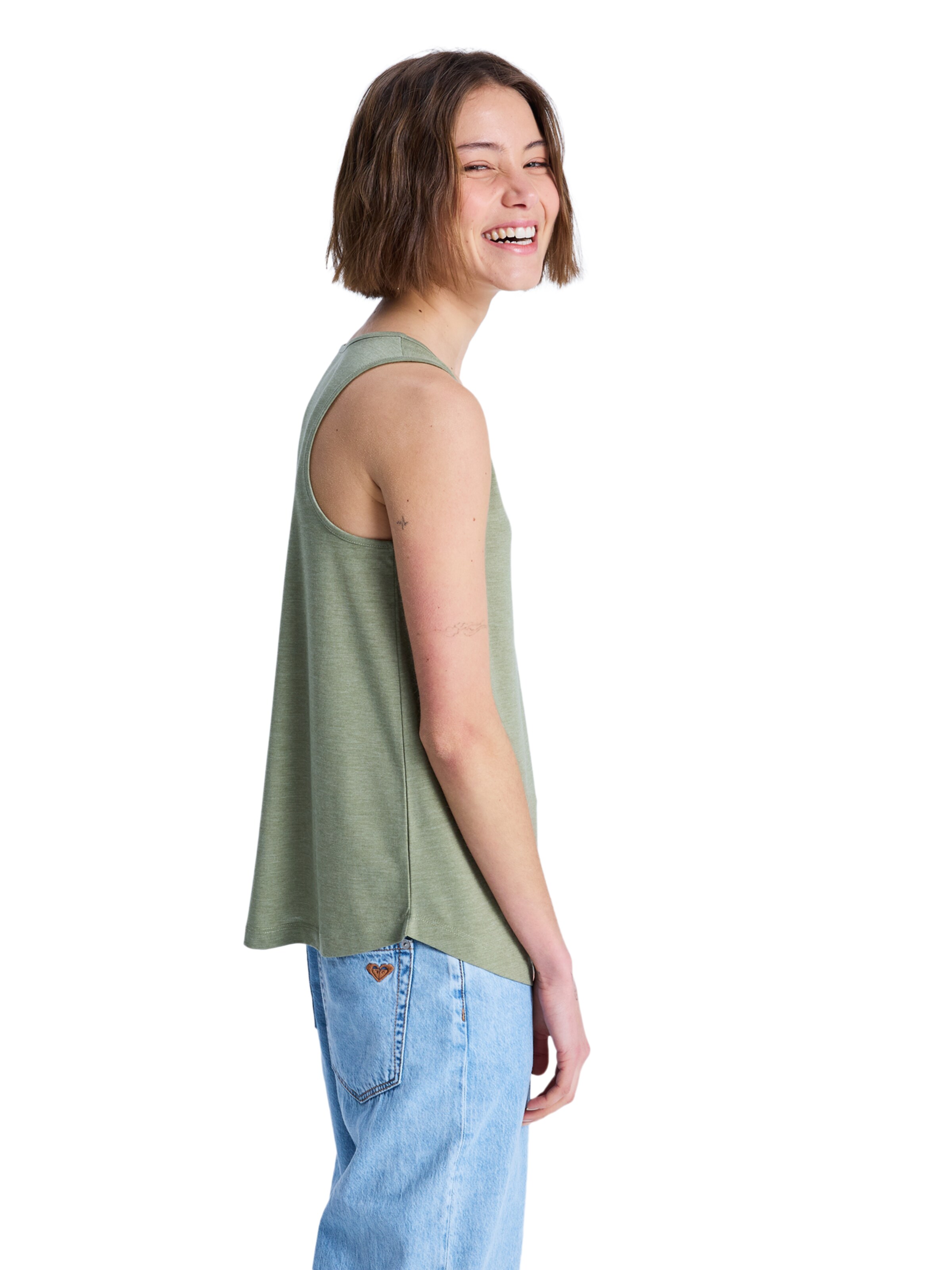 ROXY Top 'Surfclassic' in Green