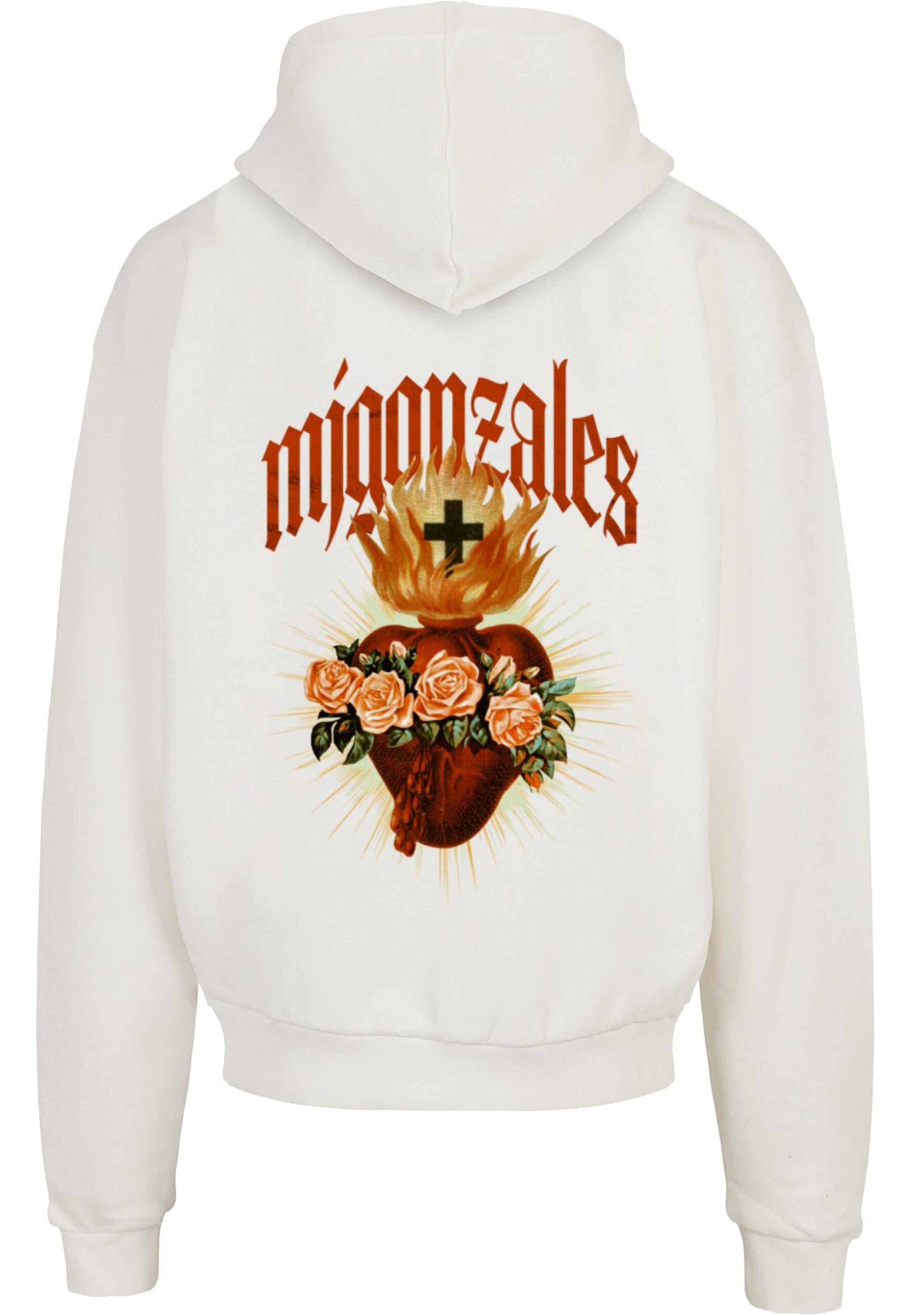 MJ Gonzales Tréning póló 'Heart' - fehér