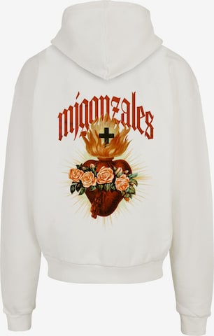 MJ Gonzales Sweatshirt 'Heart' i vit